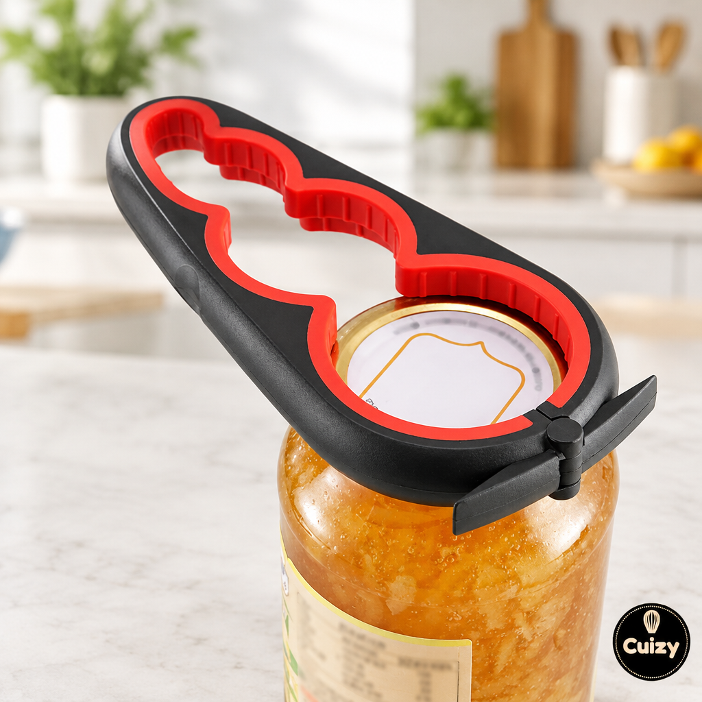Ouvre-bouteille et ouvre-canette 4-en-1 Cuizy Quad