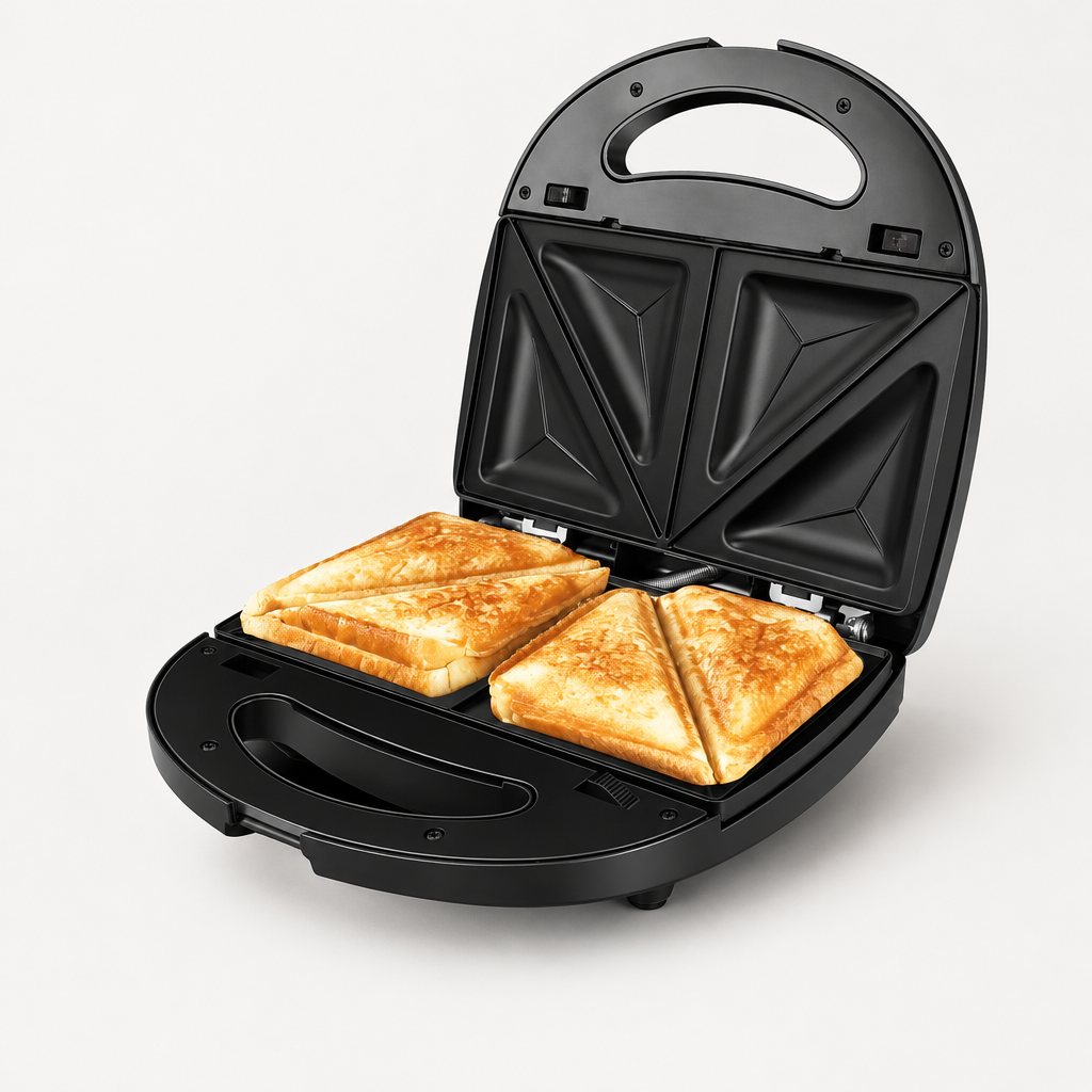Cuizy Waffle 7 gaufrier 7-en-1 sur fond clair