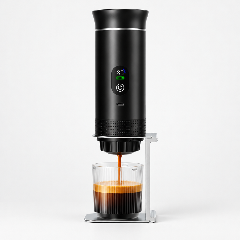 Cuizy Go Espresso machine à café portable sur fond clair