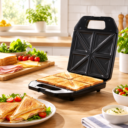 Cuizy Toasty appareil à croque-monsieur en situation dans la cuisine