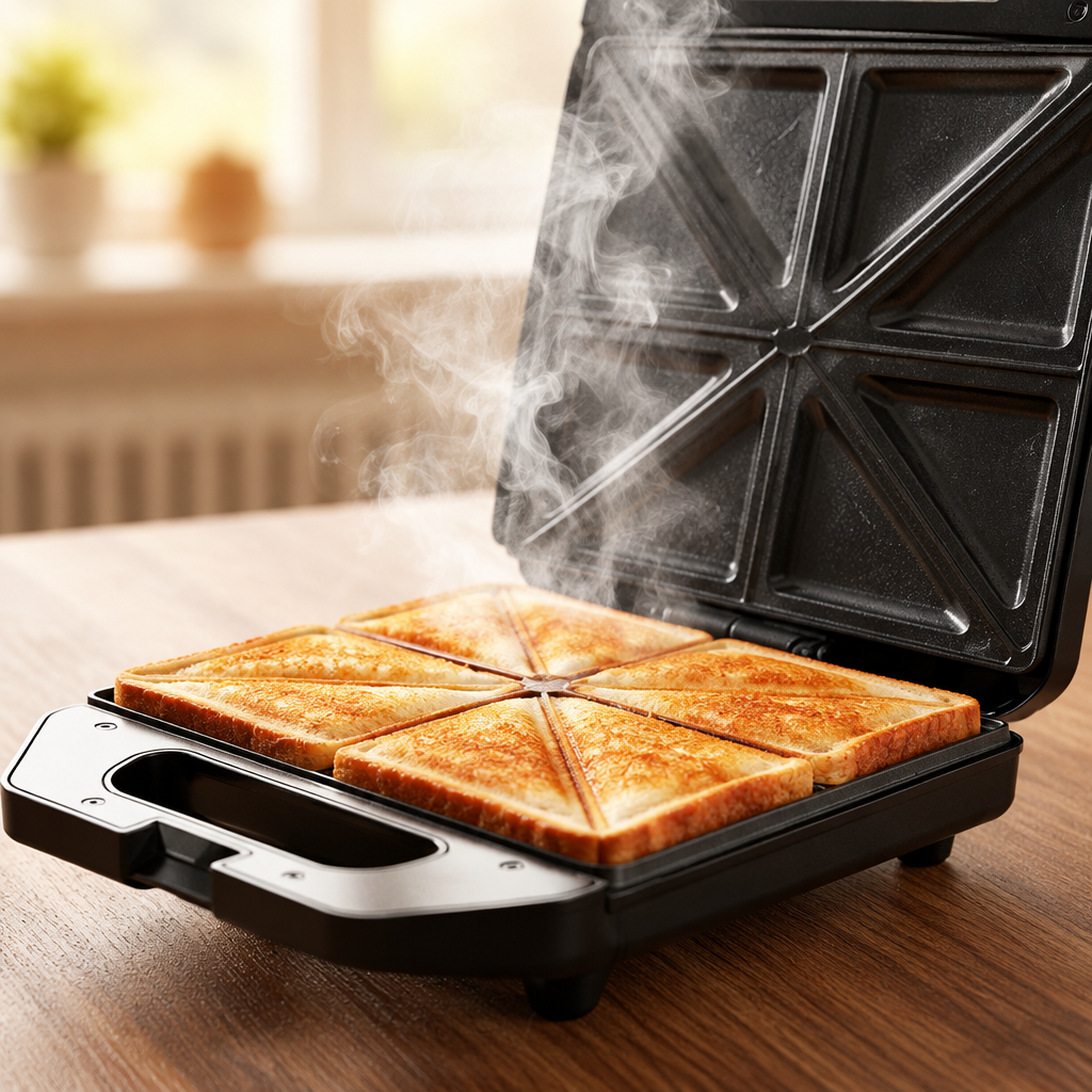 Cuizy Toasty appareil à croque-monsieur vue rapprochée