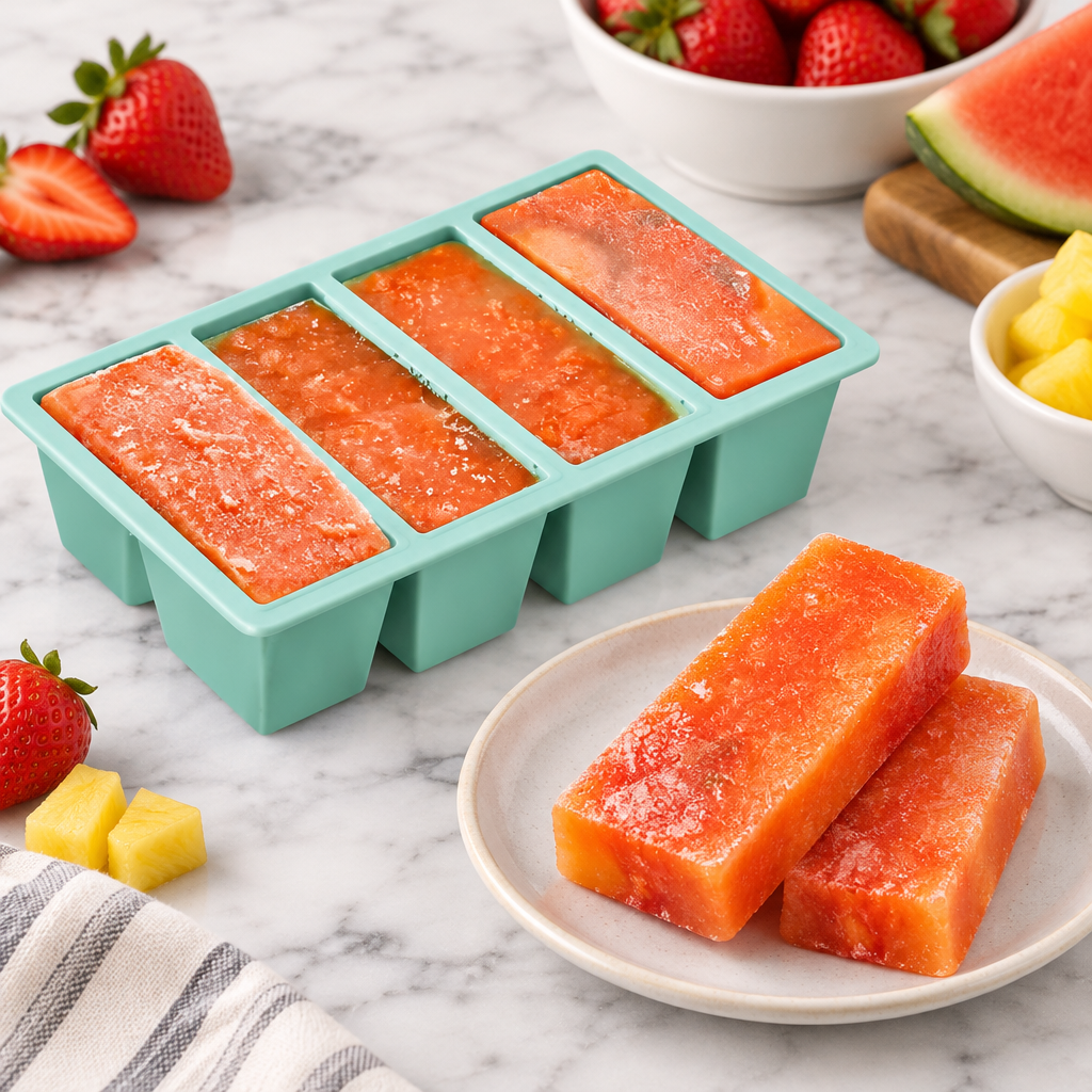Cuizy Freeze moule de congélation en utilisation