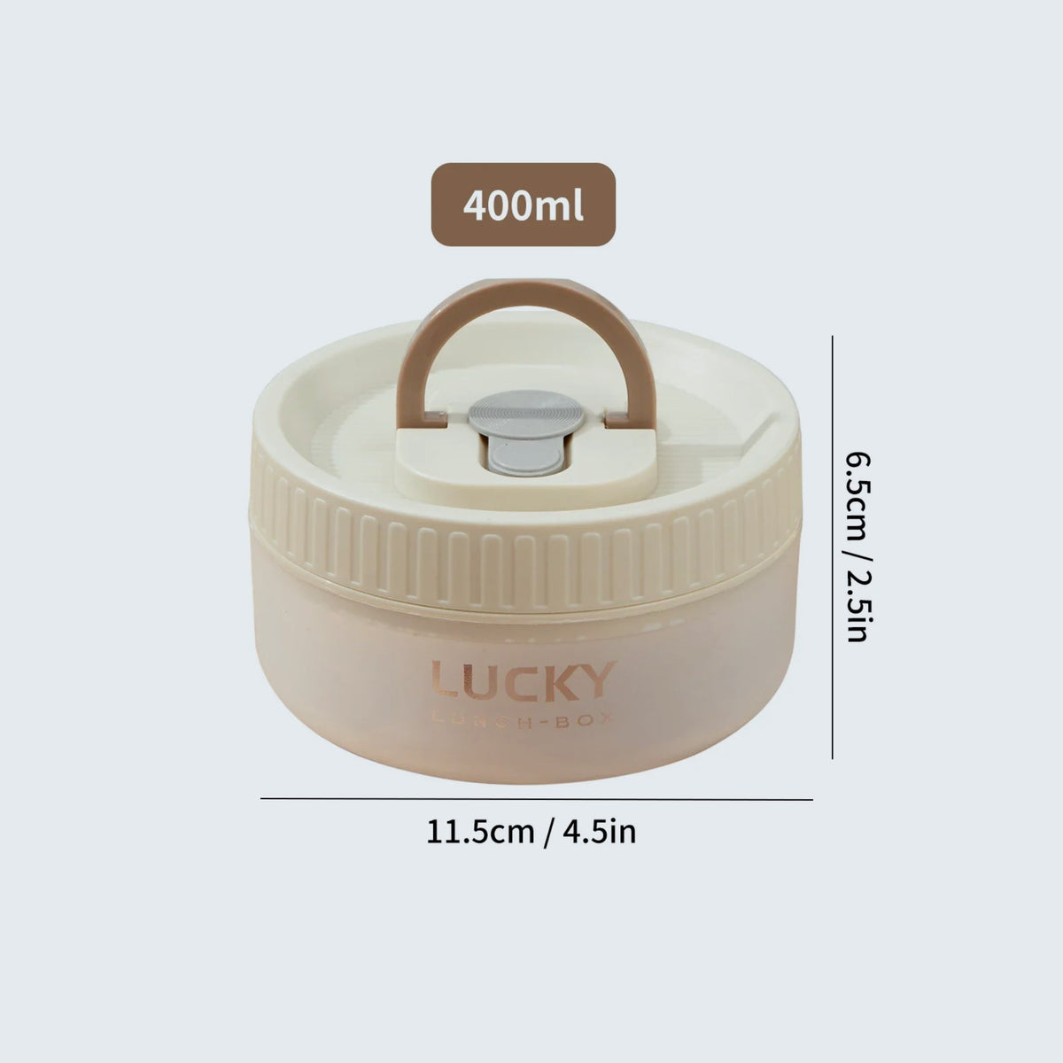 Boîtes repas hermétiques avec poignée Cuizy Nest sur fond neutre