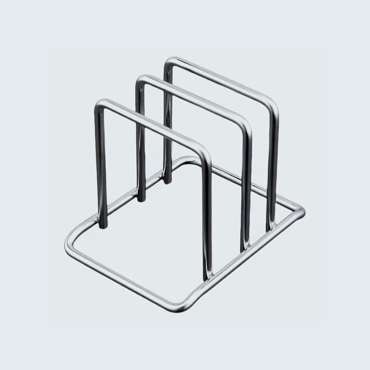 Support couvercles et planches à découper en inox Cuizy Lid sur fond neutre